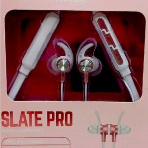 Vibe slate pro headphones rose gold/pink. New without box.